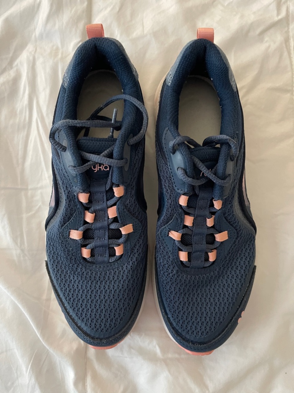 Ryka Navy and Pink Women's Belong Sneakers